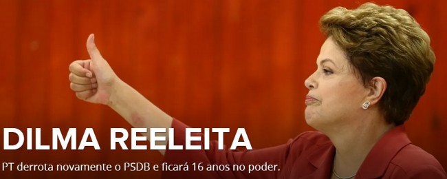 Presidente reeleita Dilma Rousseff