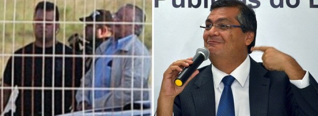 A imagem que a população maranhense jamais vai esquecer: Zé Reinaldo Tavares sendo preso pela PF; Flávio Dino parece não estar nem aí