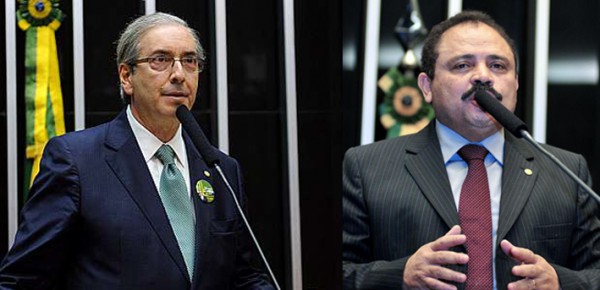 Presidente Eduardo Cunha e vice-presidente Waldir Maranhão