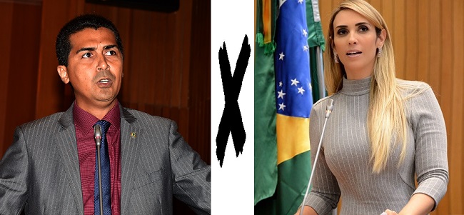 Deputado Marco Aurélio e a deputada Andrea Murad travam discussão no Poder Legislativo do MA