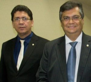 Secretário Jefferson Portela e o governador Flávio Dino