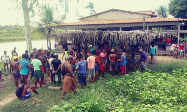 Índios Gamela se organizam para recuperar uma área contígua à aldeia Cajueiro Piraí
