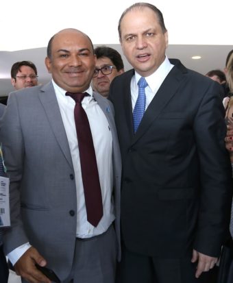 Chefe do NEMS-MA, José Luna, e o ministro Ricardo Barros