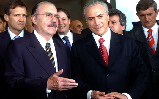 José Sarney e Michel Temer