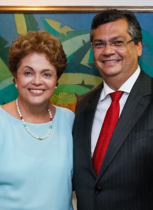 Dilma e Flávio Dino