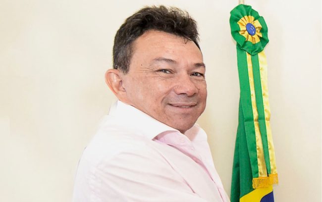 Prefeito José de Ribamar Leite Araujo, o Mazinho