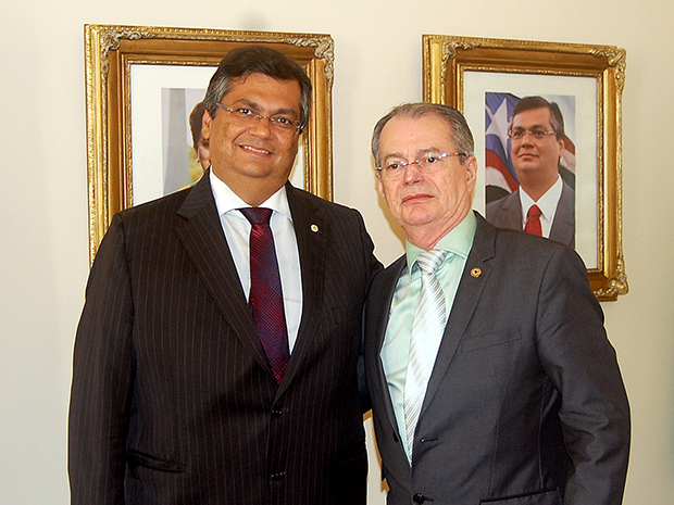 Governador Flávio Dino e o deputado Levi Pontes