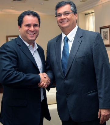 Prefeito Edivaldo Holanda Jr e governador Flávio Dino