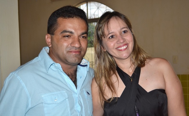 Josimar de Maranhão e a esposa Detinha