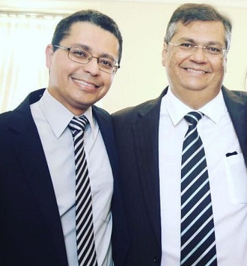 Secretário Carlos Lula e o chefe Flávio Dino
