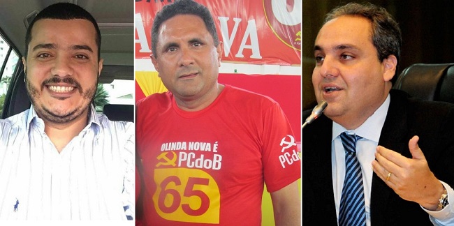 Pará Figueiredo, prefeito Costinha e Marcelo Tavares