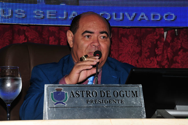 Vereador Astro de Ogum, presidente da Câmara de São Luís-MA