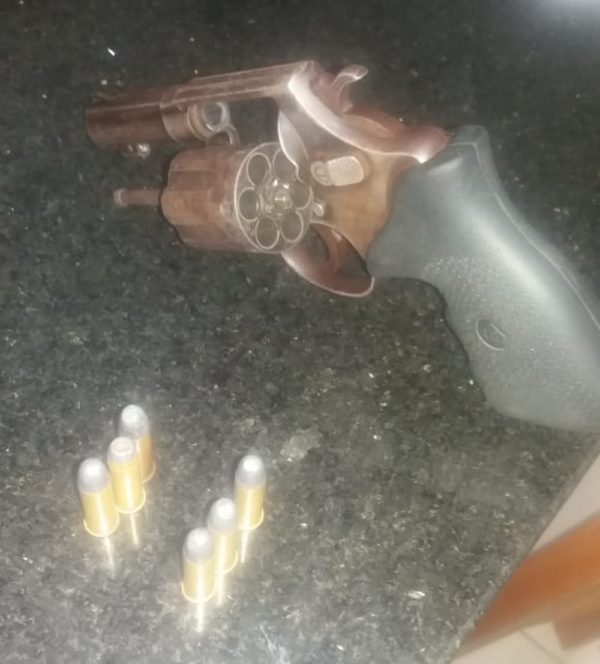 Arma utilizada por Paulo Ricardo na tentativa de homicídio