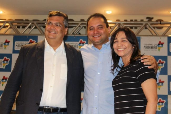 Flávio Dino, Weverton Rocha e Eliziane Gama