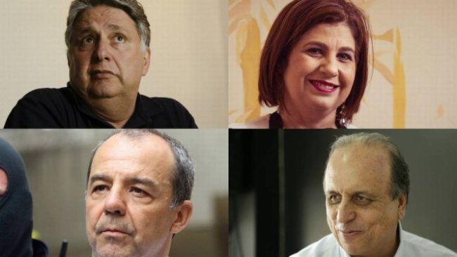 Anthony Garotinho, Rosinha Garotinho, Sérgio Cabral e Luiz Fernando Pezão todos os governadores eleitos desde 1998 foram presos