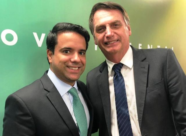 Deputado federal Edilázio Júnior e o presidente eleito Jair Bolsonaro