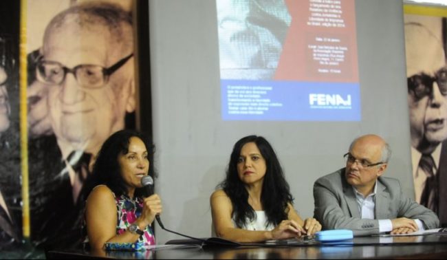 Jornalistas Beth Costa, Maria José Braga e Celso Schröder
