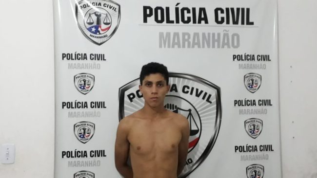 Jhemerson Silva da Silva foi encaminhado para a Delegacia de Polícia Civil de Bacabeira