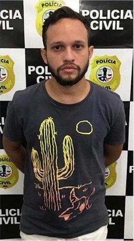 Pablo de Moraes Amaral foi preso suspeito de estuprar uma estudante universitária em Imperatriz