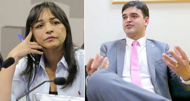 Senadora Eliziane Gama e o deputado federal Rubens Pereira Júnior