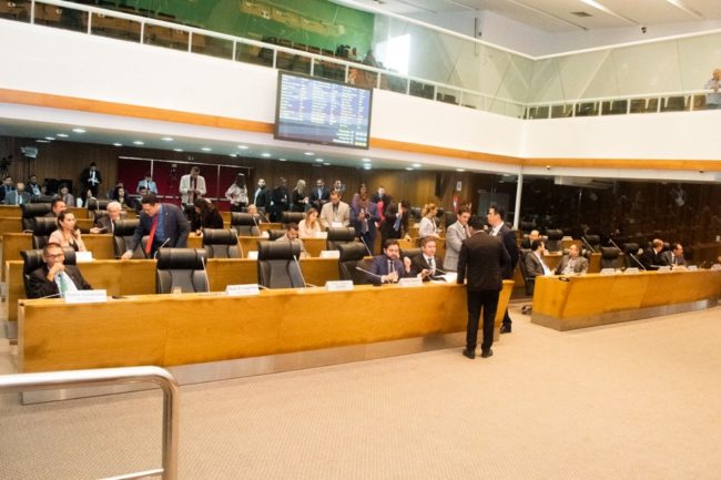 Assembleia Legislativa do Maranhão durante sessão nesta terça-feira (3)