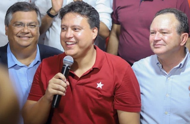 Flávio Dino, Felipe Camarão e Carlos Brandão