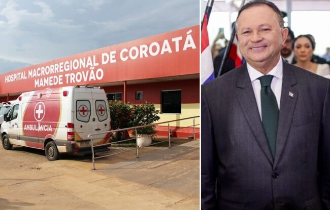 Hospital Macrorregional de Coroatá e o governador Carlos Brandão