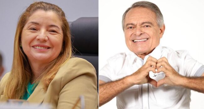 Iracema Vale e Hélio Soares